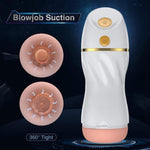 Automatic Sucking Male Masturbator - 7 Vibrations, 3 Suction Modes, USB Rechargeable - Sexdoll.Sex