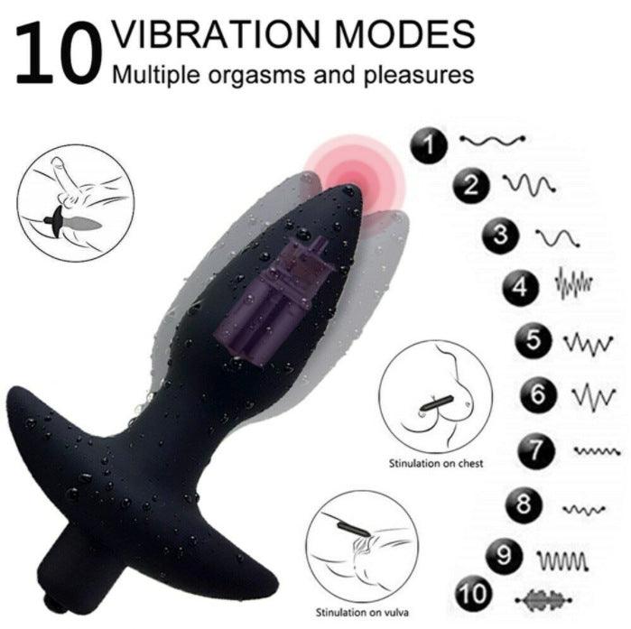 Backend delight Vibrating butt plug - Sexdoll.Sex