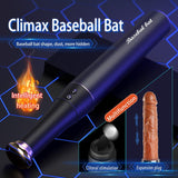 Baseball Telescopic Heated Vibrator Dildo - Sexdoll.Sex