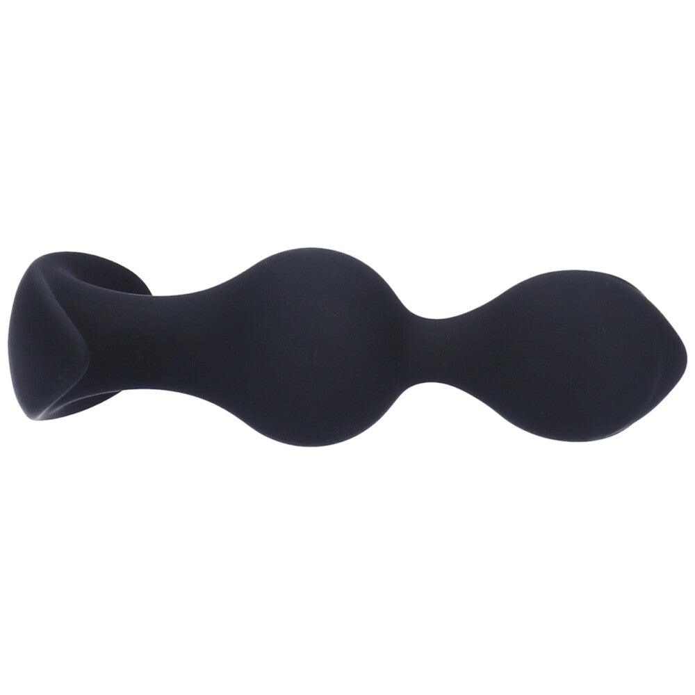 Beaded Silicone Anal Plug with Stainless Steel Ball - Sexdoll.Sex