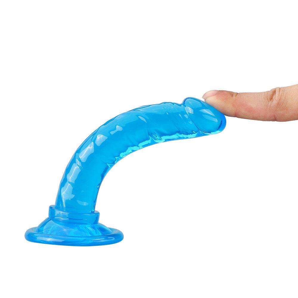 Beginner's 5.7 Inch Clear Jelly Dildo - Sexdoll.Sex