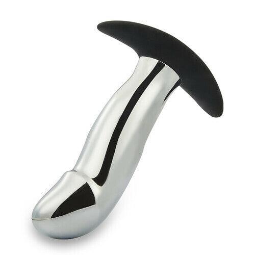 BestGSpot 10 Vibrating Aluminum Chrome Alloy Anal Plug - Sexdoll.Sex