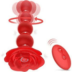 BestGSpot 10 Vibrations and 360¡ã Twisting Silicone Anal Beads - Sexdoll.Sex