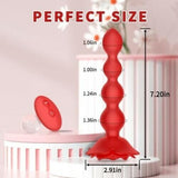 BestGSpot 10 Vibrations and 360¡ã Twisting Silicone Anal Beads - Sexdoll.Sex