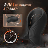 BestGSpot 12 Super Vibrating 2 in 1 Male Penis Vibrator - Sexdoll.Sex