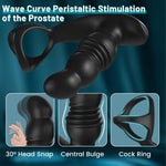 Remote Control Anal Massager with Cock Cage - Intense Prostate Stimulation! - Sexdoll.Sex