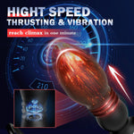 BestGSpot 2 In 1 8 Thrusting 8 Vibration Cock Ring Anal Vibrator - Sexdoll.Sex