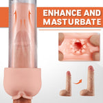 BestGSpot 2 in 1 LCD Masturbator Penis Pump - Sexdoll.Sex