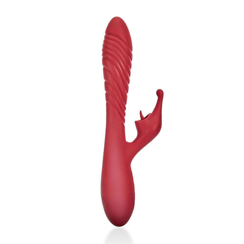 BestGSpot 2-Motor Mini-Mouth Branch Vibration Heating Vibrator - Sexdoll.Sex