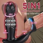 BestGSpot 360° Rotating and Vibrating Anal Vibrator with Silicone Cock Ring - Sexdoll.Sex