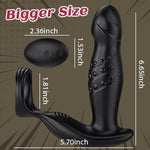 BestGSpot 360° Rotating and Vibrating Anal Vibrator with Silicone Cock Ring - Sexdoll.Sex