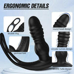 BestGSpot 7 Thrusting 7 Vibrating Dual Cock Ring Male Prostate Massager - Sexdoll.Sex