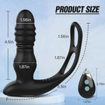 BestGSpot 7 Thrusting 7 Vibrating Dual Cock Ring Male Prostate Massager - Sexdoll.Sex