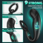 BestGSpot - Bead Massage P-spot 9 Vibrating Prostate Massager with Remote Control - Sexdoll.Sex