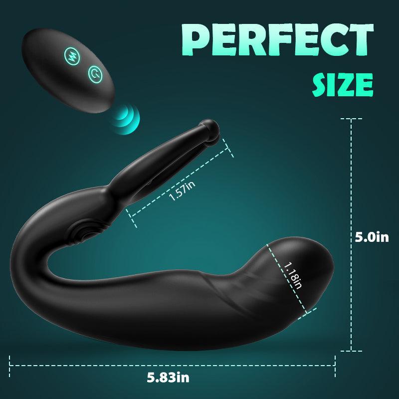 BestGSpot - Bead Massage P-spot 9 Vibrating Prostate Massager with Remote Control - Sexdoll.Sex