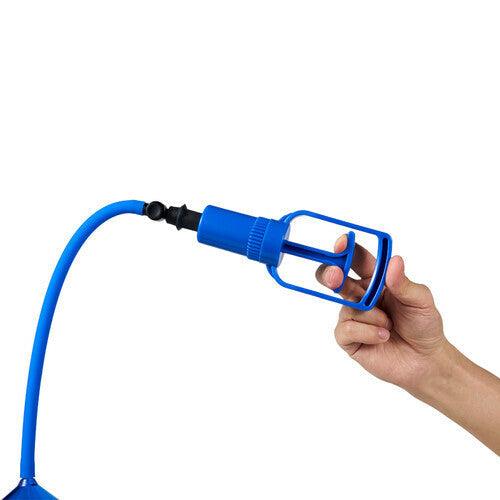 BestGSpot Blue Penis Enlargement Pump with Trigger Blue Chamber Tight Seal - Sexdoll.Sex