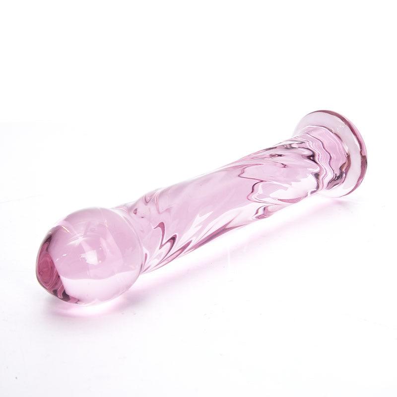 BestGSpot Crystal Glass Butt Plug Glass Dildo 6.7 Inch - Sexdoll.Sex