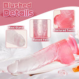 BestGSpot Crystal Jelly Silicone Lifelike Dildo with Suction Cup 8.07 Inch - Sexdoll.Sex