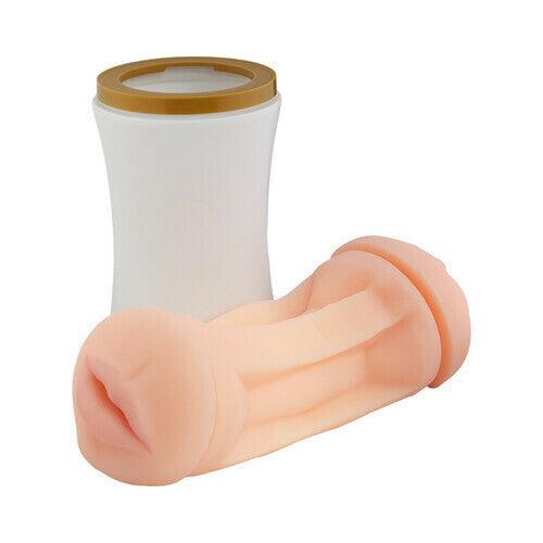 BestGSpot Double Hole Manual Male Masturbation Cup - Sexdoll.Sex