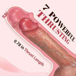 BestGSpot IPX7 Waterproof 7 Thrusting Swinging 10 Vibrating Heating Lifelike Dildo 8.46 Inch - Sexdoll.Sex