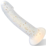 BestGSpot - Jelly Clear Star Glitter 6.29in Handheld Dildo - Sexdoll.Sex