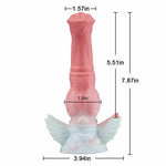 BestGSpot Pink Angel Silicone Dildo 7.78 Inch - Sexdoll.Sex