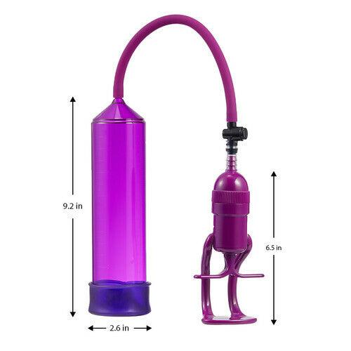 BestGSpot - Purple Penis Enlargement Pump with Trigger Purple Chamber Tight Seal - Sexdoll.Sex