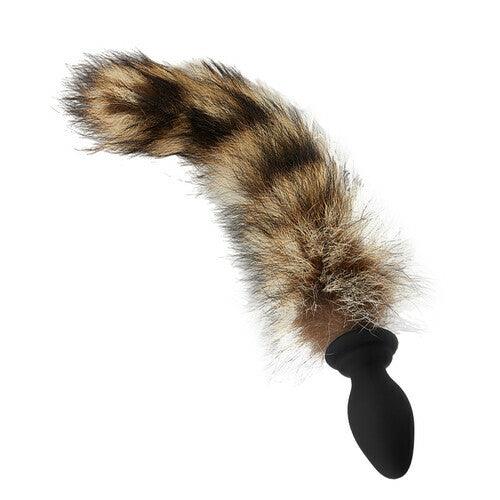 BestGSpot Raccoon Tail 10 Vibrating Anal Vibrator - Sexdoll.Sex