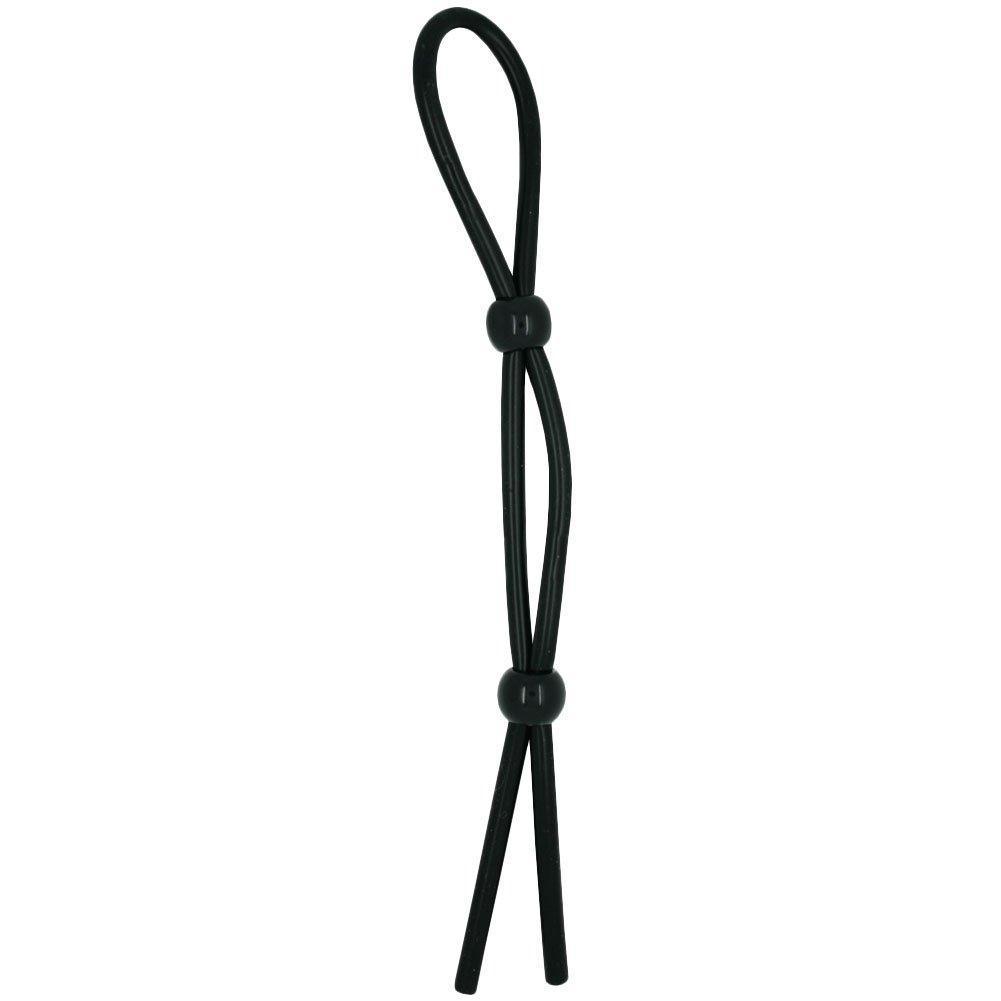 Black Adjustable Cock Tie - Fits Most Sizes! - Sexdoll.Sex