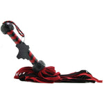 Black & Red Suede Flogger - Sexdoll.Sex