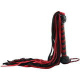 Black & Red Suede Flogger - Sexdoll.Sex