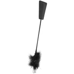 Black & White Crop with Feather Tickler - Sexdoll.Sex