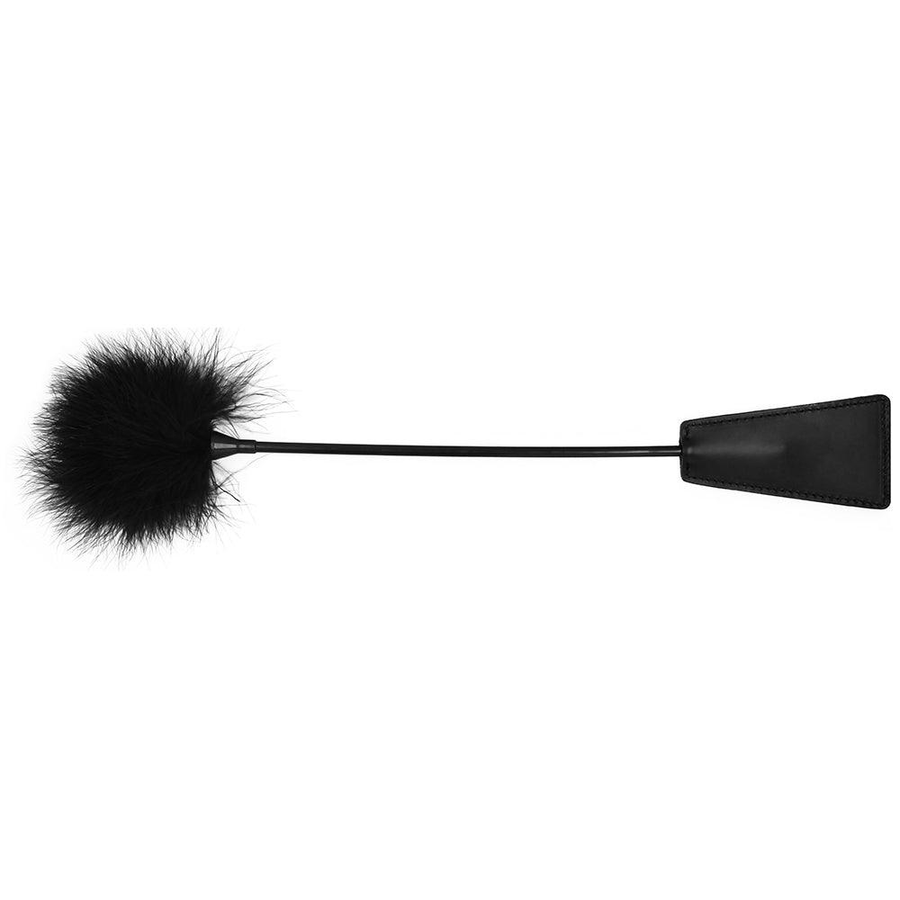 Black & White Crop with Feather Tickler - Sexdoll.Sex