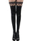 Black Faux Leather Stockings - One Size Fits Most - Sexdoll.Sex