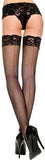 Black Fishnet Thigh High - One Size Available - Sexdoll.Sex