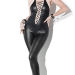 Black Lace Up Jumpsuit - Sexdoll.Sex