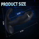 Black Panther 8-frequency Vibrating Bead-rotating Prostate Massager - Sexdoll.Sex