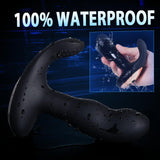 Black Panther 8-frequency Vibrating Bead-rotating Prostate Massager - Sexdoll.Sex