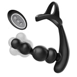 Bliss-Anal Beads 360° Rotating Head Prostate Massager with Upgraded Cock Ring - Sexdoll.Sex