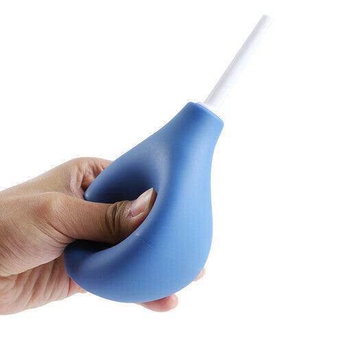 Blue Bulb Classic Anal Douche: 220ml Capacity for Effective Cleaning - Sexdoll.Sex