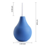 Blue Bulb Classic Anal Douche: 220ml Capacity for Effective Cleaning - Sexdoll.Sex