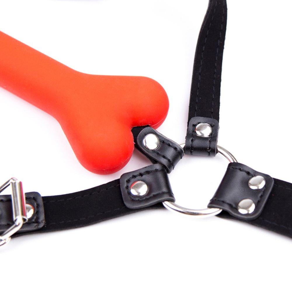 Bone Gag Head Harness - Available in 2 colors! - Sexdoll.Sex