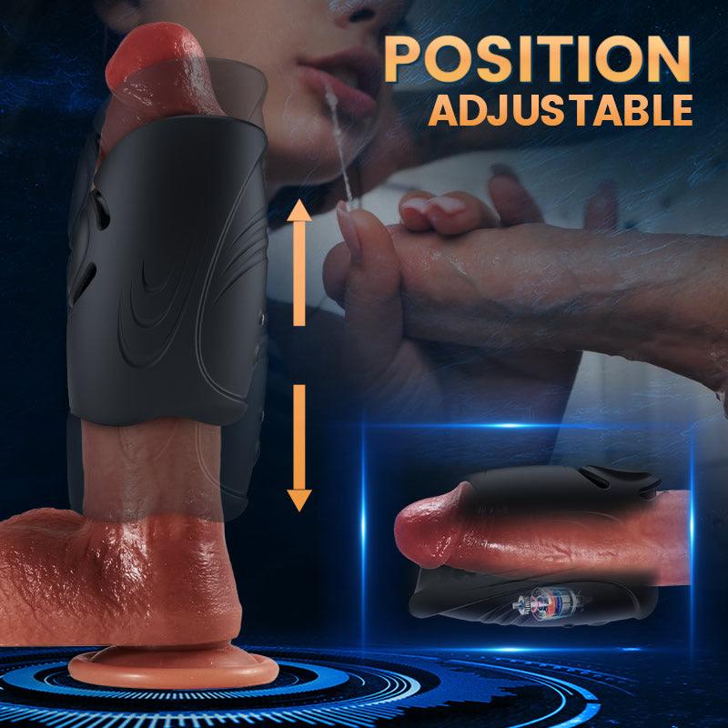 Boner 2-in-1 Flexible Handheld 10 Vibrating Stamina Training Male Masturbator - Sexdoll.Sex