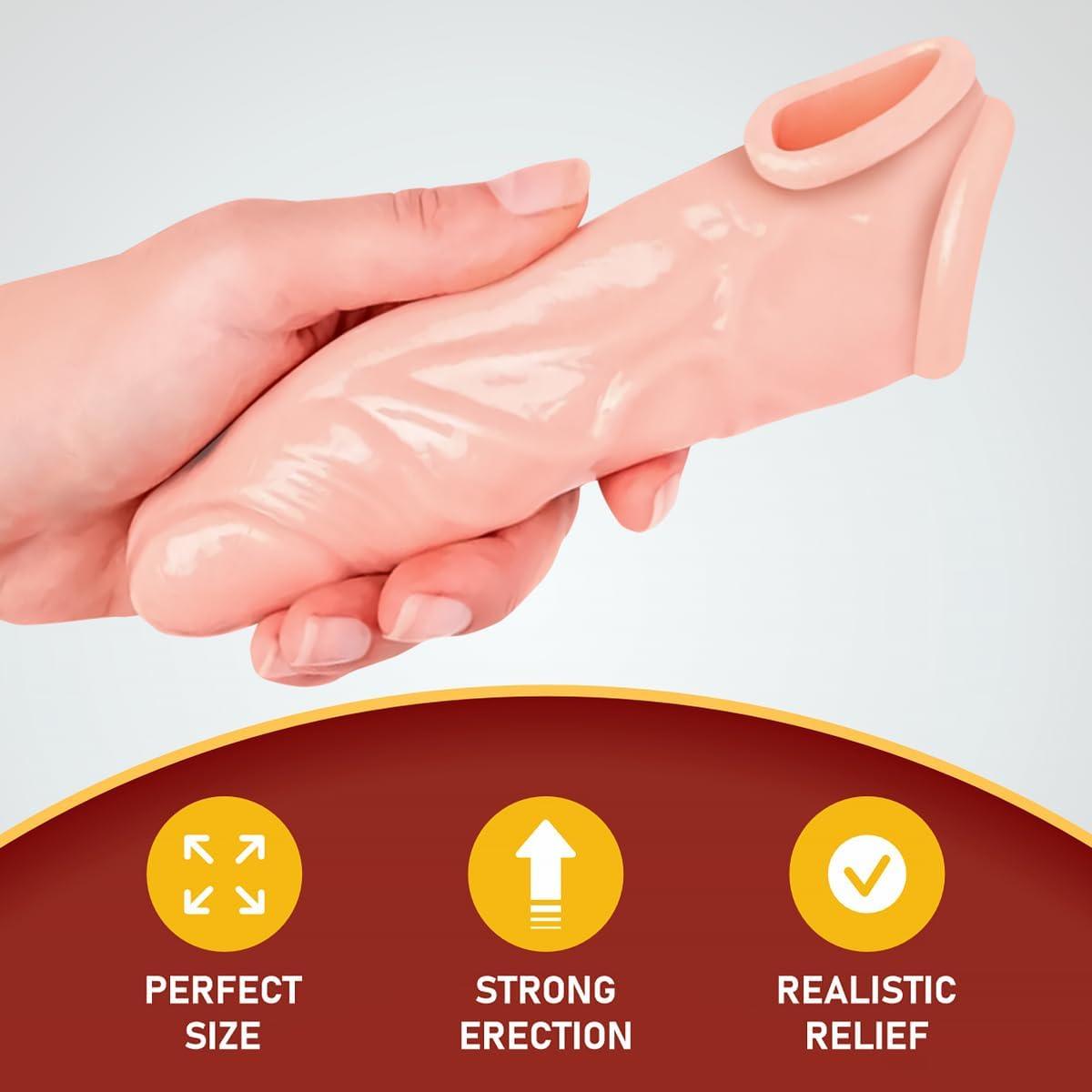 Boost Confidence and Pleasure with 1.6-inch Penis Sleeve - Sexdoll.Sex