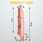 Boost Confidence and Pleasure with 1.6-inch Penis Sleeve - Sexdoll.Sex