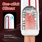 Caden One-Click Climax Moaning 7 Telescoping Vibrating Masturbation Cup - Sexdoll.Sex