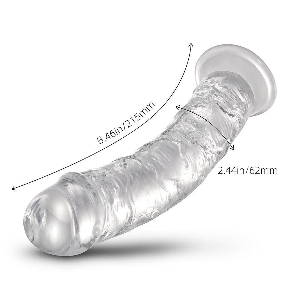 Call Me Daddy Jelly Suction Cup Dildo - 8-Inch Pleasure Master - Sexdoll.Sex