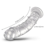 Call Me Daddy Jelly Suction Cup Dildo - 8-Inch Pleasure Master - Sexdoll.Sex