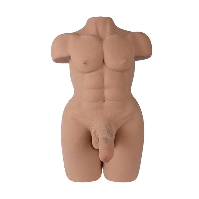 Channing Male Torso Sex Doll Threesome - Realistic 33.07LB Toy - Sexdoll.Sex