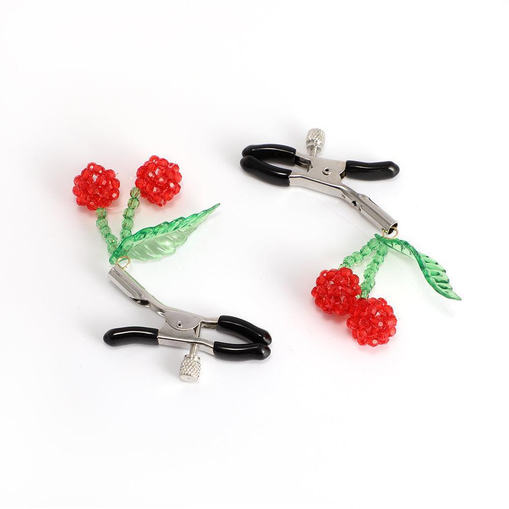 Cherry Bondage Nipple Clamps - Sexdoll.Sex